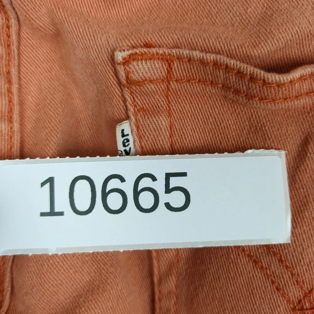 Levi's 511‎ Slim Orange Jeans Kids Size 10 Reg W25 L25